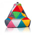 Puf Piramide Multicolor Patchwork