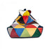 Puf Piramide Terciopelo Ignifugo Multicolor